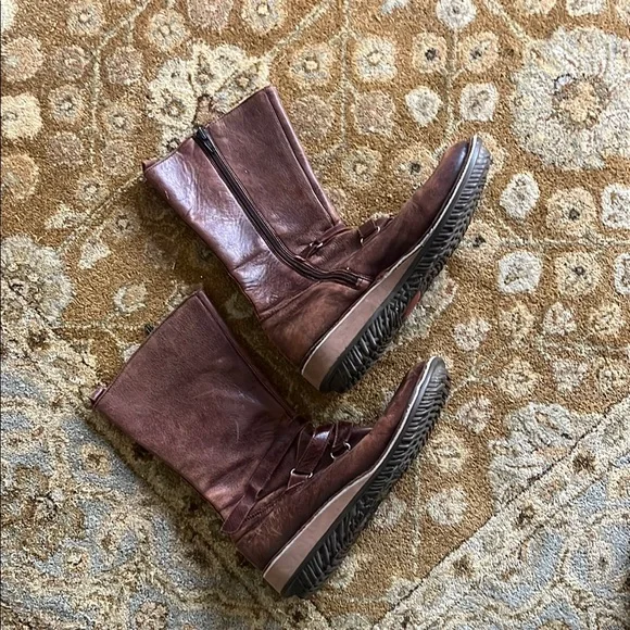 Vintage 90s Miz Mooz zipper boots - size 9 - Picture 3 of 5